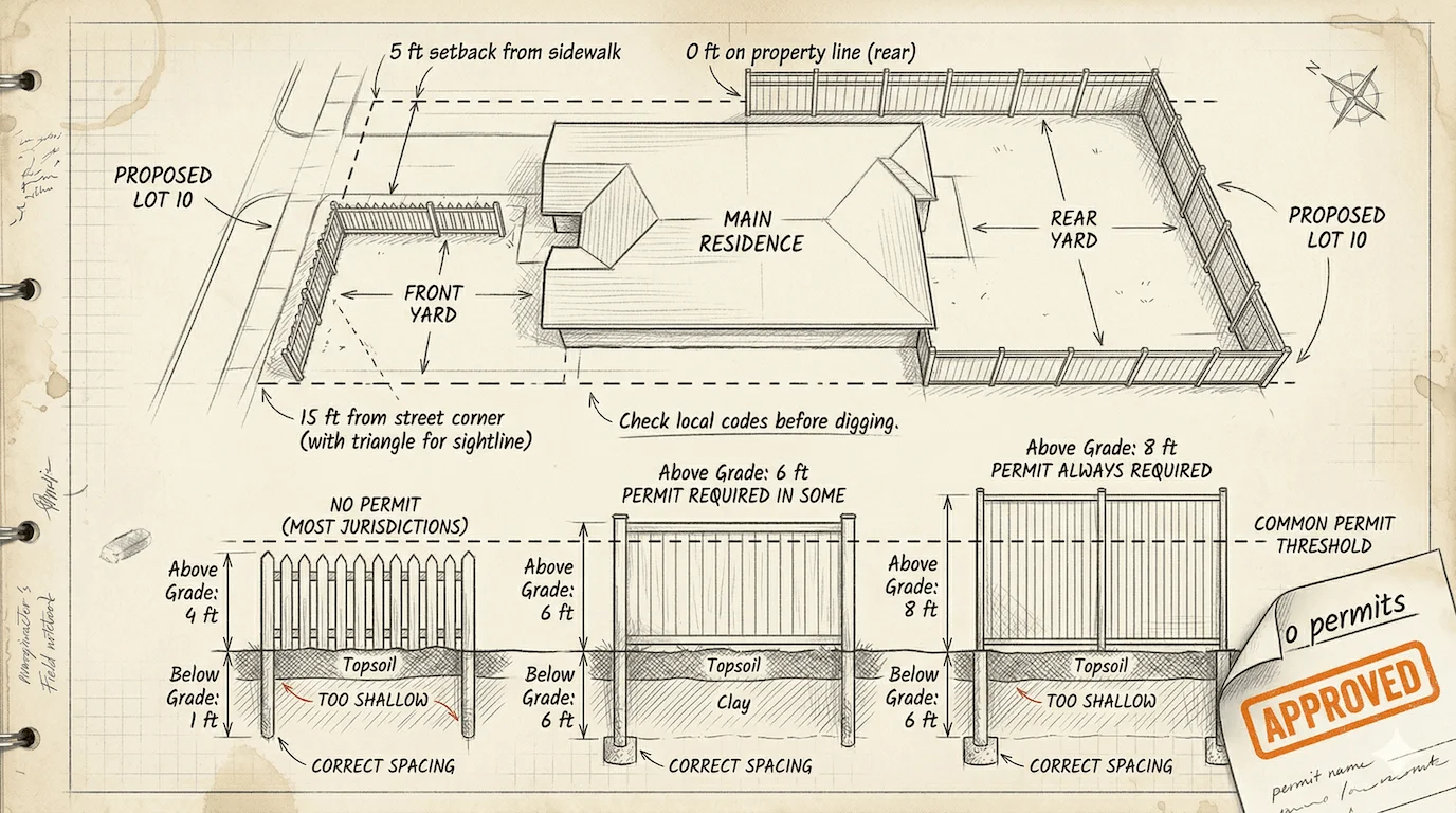 Fence Permit Requirements by State