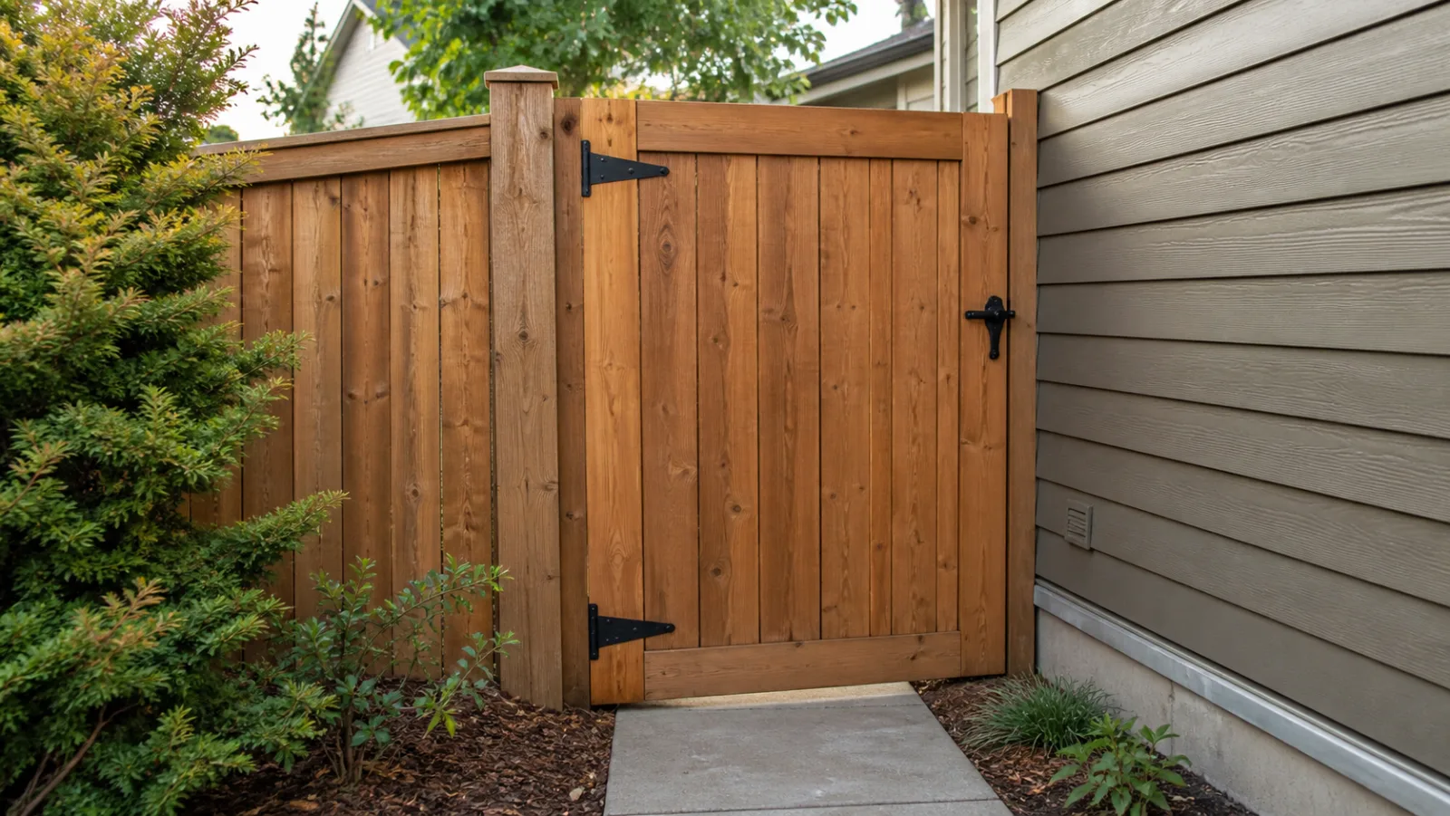 Wood Fence Gates
