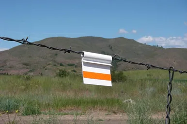 Sage Grouse reflective Fence Marker