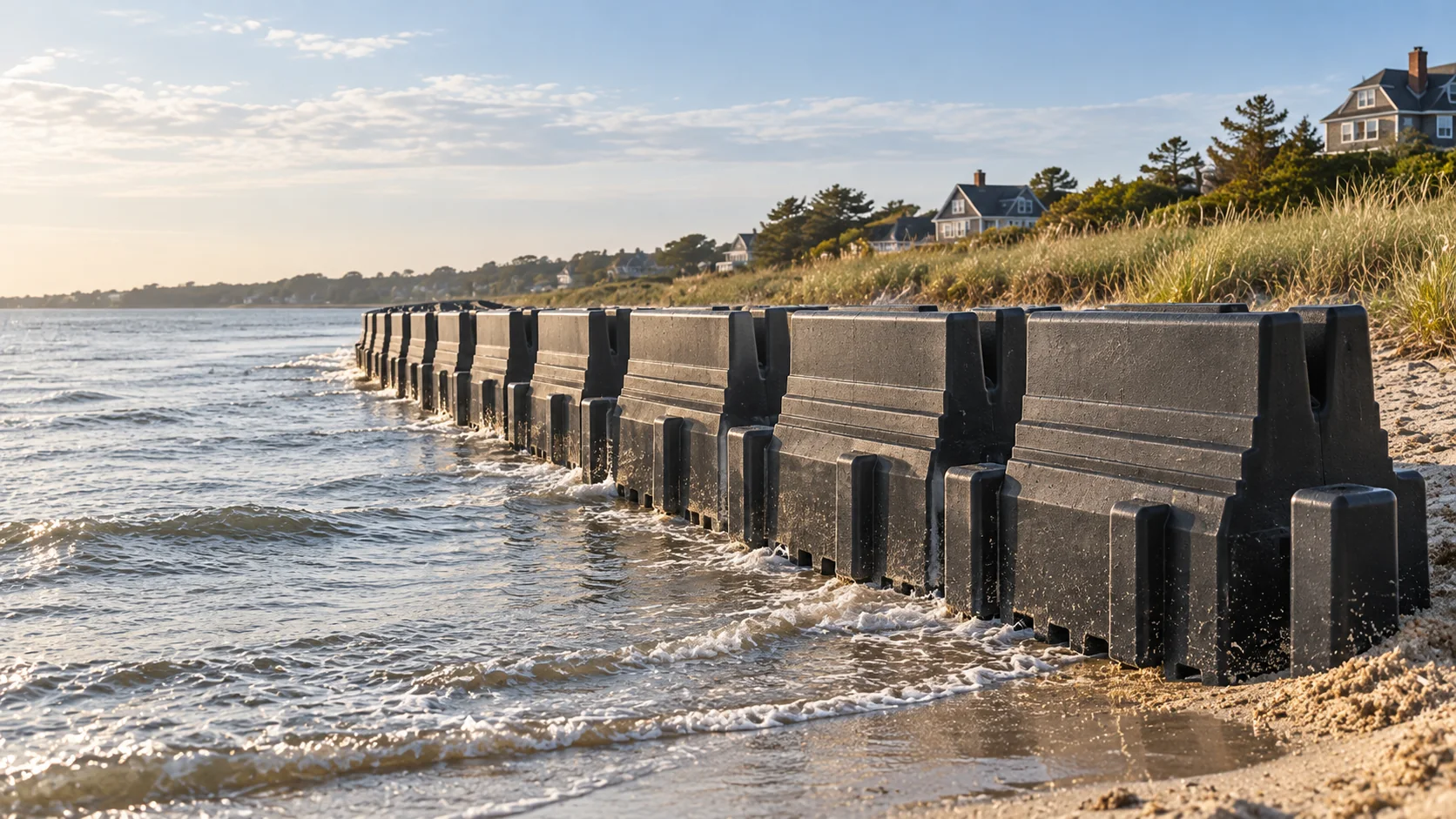 BYB Wave Buster Shoreline Protection application 2