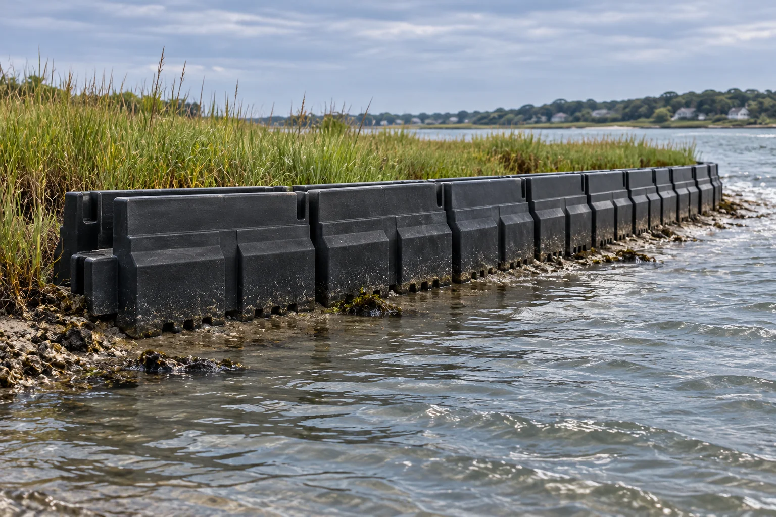 BYB Wave Buster Shoreline Protection application 1