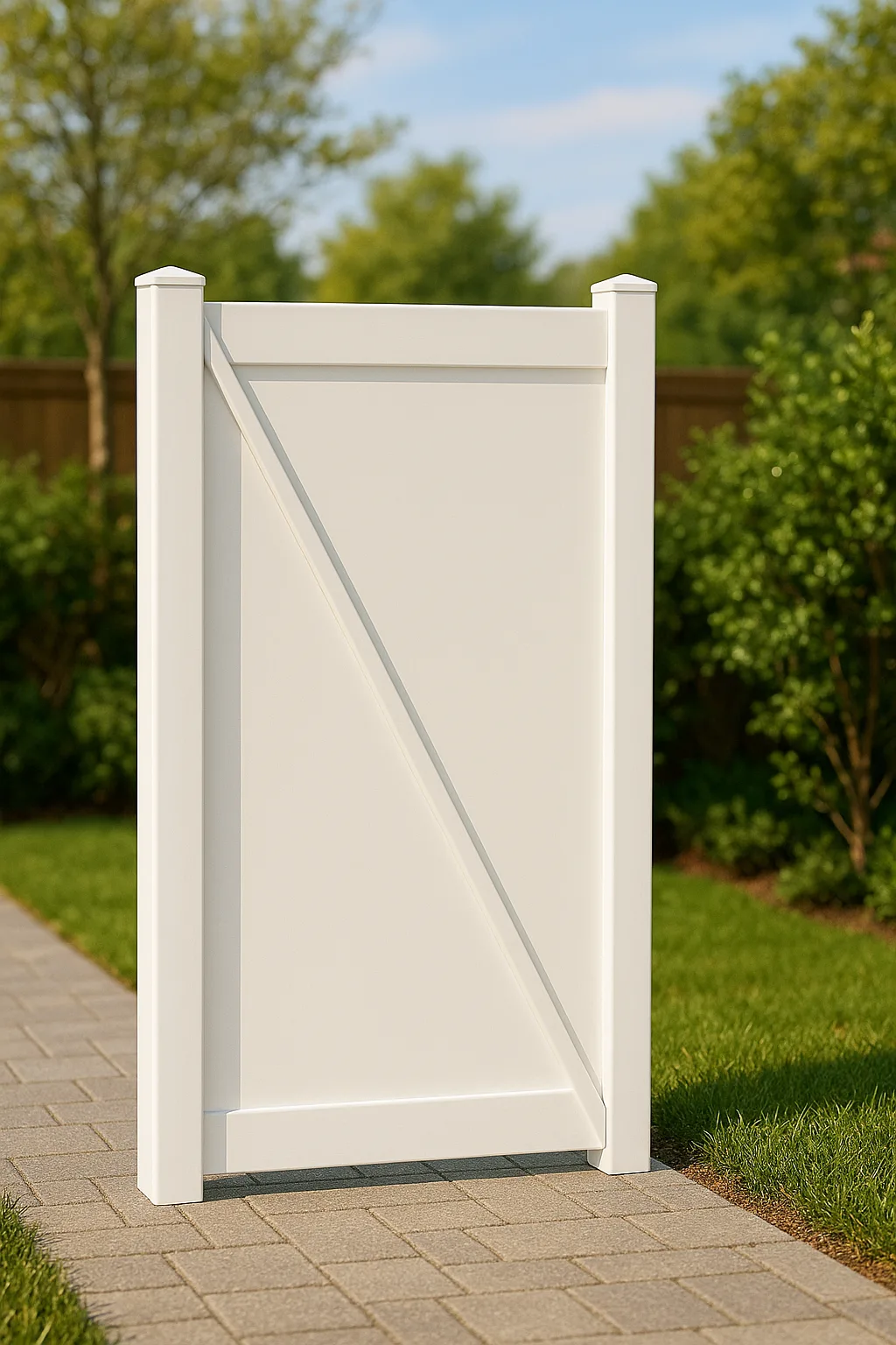 Redi-Pak - Economy Privacy Single Gate (5 1/2" Rail) view 1